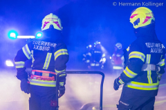 Branddienstübung in Polsing