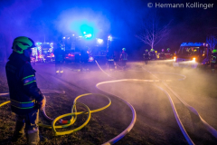 Branddienstübung in Polsing