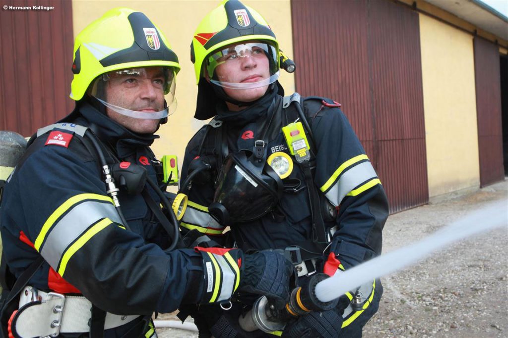 Bauernhofbrand Einsatzübung / Kolli