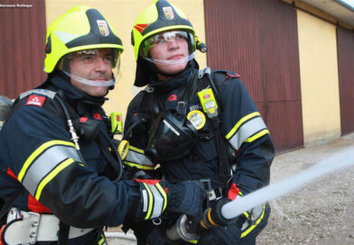 Bauernhofbrand Einsatzübung / Kolli