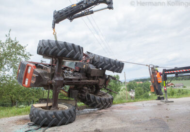 Traktorbergung / Foto: Kollinger