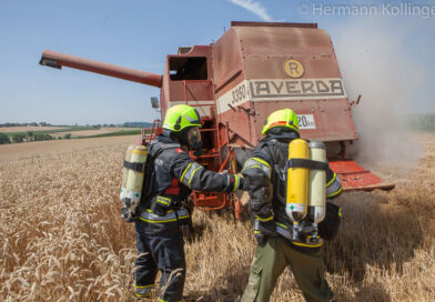 Mähdrescherbrand / Foto: Kolli