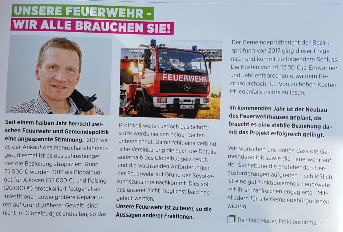 Zeitungsartikel