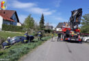 21.04.2020: Autobergung aus Bach in Fraham