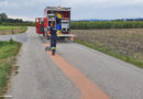 27.08.2020: Ölaustritt aus landwirtschaftlichen Fahrzeug in Staudach / Polsing