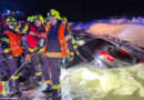 17.12.2022: Testfahrten auf vereistem Rübenplatz enden im Eiswasser