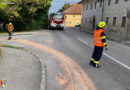 24.07.2023: Kleinalarm „Ölaustritt“ nach Moped-Pkw-Unfall in Straßham