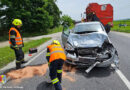 20.06.2024: Frau bei Auffahrunfall mit drei Fahrzeugen auf B 129 in Alkoven / Emling verletzt