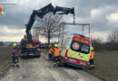 14.02.2025: Helfer helfen Helfern → Rettungsfahrzeug bei Annaberg rasch geborgen